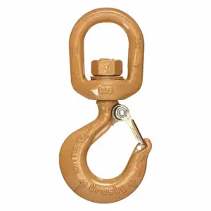 CROSBY 1048834 Slip Hook, Alloy Steel, Swivel Eye, 6000 Lb Working Load Limit | CR2TDZ 29WR15