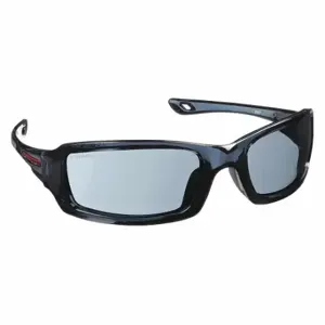 CROSSFIRE 20291 Safety Glasses, Wraparound Frame, Full-Frame, Gray, Black, Black, M Eyewear Size, Unisex | CR2TFP 36VZ83