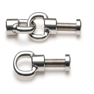 CS JOHNSON 22-303-10FS Single Gate Eye To Stud, With Solid Button | CE2ZWK