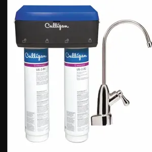 CULLIGAN US-2 Water Filtration System, 0.5 micron, 0.5 gpm, 500 gal, 12 7/8 Inch Heightt | CR2TPV 53CF15