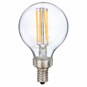 CURRENT LED4DFG16C-C LED Bulb, G, G16-1/2, Candelabra Screw, Candelabra Screw, 40W INC, 2700K, 350 lm | CR2TWJ 794HJ6