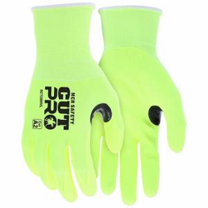 MCR SAFETY 92728HVXS Coated Glove, XS, Nitrile Foam, Yarn, 1 Pair | CR2UNB 793ZN1