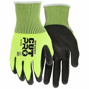 MCR SAFETY 9273PUM Coated Glove, M, Polyurethane, Yarn, 1 Pair | CR2UMQ 793ZN9