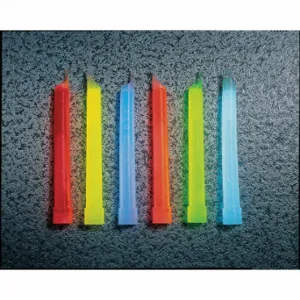 CYALUME TECHNOLOGIES 9-42300 High Intensity Lightstick, 6 Inch Length, 1/2 hr Duration, Yellow, 10 Pack | CR2UNZ 3NRC1