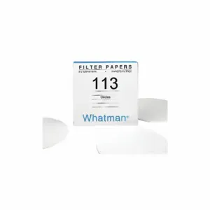 CYTIVA WHATMAN 1113-150 Qualitative Filter Paper, Cellulose, Cpf113, 15 Cm Dia, 100 PK | CR2UZJ 32HK19