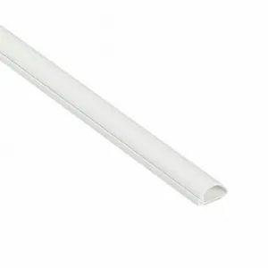 D-LINE US/D22010W Raceway, Micro+, 13/16 Inch Width, 3/8 Inch Height, 79 Inch Length, Plastic, White | CP3TTH 60WA67