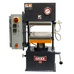 DAKE CORPORATION 944250-2 Laboratory Press, 50 Ton Capacity, 2 Platens, 12.5 Inch x 12.5 Inch Size, 110V | CJ6UDZ 44-250