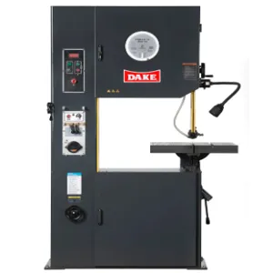 DAKE CORPORATION 987031 Band Saw, Vertical, 26 Inch Throat, Manual Feed Table, 220V, 3 Phase | CJ6UFN V-26