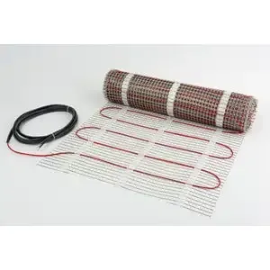 DANFOSS 088L3181 Floor Heating Mat, 45 ft. Length, 90 sq. ft. Coverage, 4.5A, 1080W, 240V | CJ6YJM