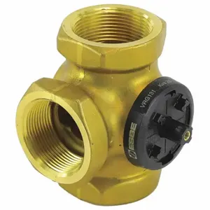 DANFOSS 193B-1506 Valve, 1-1/2 Inch, 3-Way, Brass, 29.3 Cv | CR2VYP 161K28