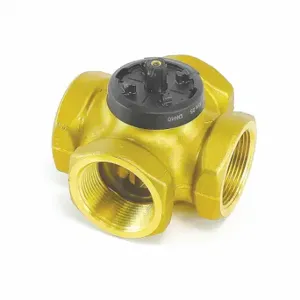 DANFOSS 193B-1535 Valve, 1-1/2 Inch, 4-Way, Brass, 29.3 Cv | CR2VYQ 161K30