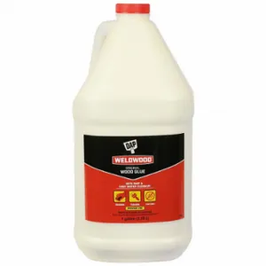 DAP 00498 Wood Glue, Weldwood, Std Working Time, Interior Only, 1 gal, Jug, Clear | CR2WFX 5E104