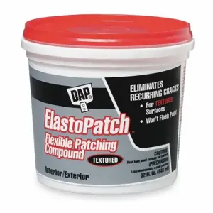 DAP 12288 Patching Compound, ElastoPatch, 32 oz Container Size, Pail, Off-White | CR2WGA 2GKZ7