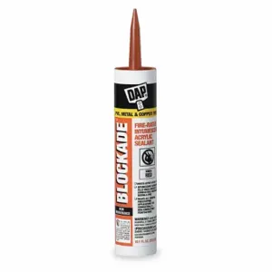 DAP 18858 Intumescent Caulk, Red, 10.1 oz Cartridge Container Size & Type | CP4LJV 2KVH7