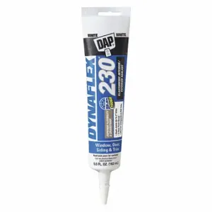 DAP 18886 Silicone Elastomeric Sealant, Dynaflex 230, White, 6 Oz, Tube | CR2WGM 3WEW8