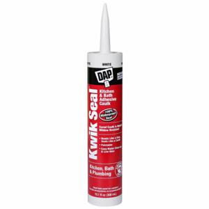 DAP 70798-18032 Acryl-Latex-Klebedichtmasse, Kwik Seal Tub & Tile, weiß, 10 oz Behältergröße, Kartusche | CR2WEH 4MY71