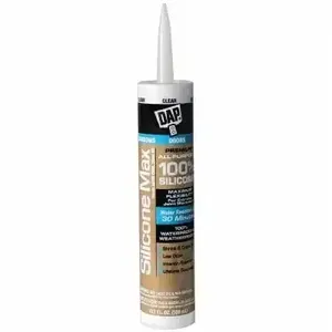 DAP 7079808791 Sealant, Silicone Max, Clear, Cartridge | CR2WGJ 375DJ2