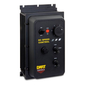 DART CONTROLS 125DV200EB-29-56H Geschwindigkeitsregelung, Doppelspannung, Vorwärts-/Aus-/Rückwärtsschalter, isolierter Signalfolger, schwarz | CJ6MET