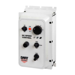 DART CONTROLS 125DV200EW-56H Geschwindigkeitsregelung, Doppelspannung, Ein/Aus-Schalter, isolierter Signalfolger, Weiß | CJ6MEY