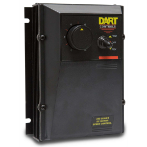 DART CONTROLS 251G-12E-29 Geschwindigkeitsregelung, 0.15 A bis 1/4 PS, Doppelspannung, NEMA 4/12, Vorwärts/Aus/Rückwärts-Schalter | CJ6MFX