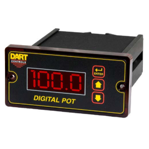 DART CONTROLS DP4-9 Digitalanzeige-Speedpot, offener Regelkreis, 120/240 VAC, leere Frontblende-Overlay | CJ6MHG