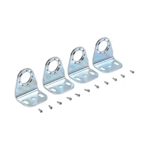 DATA LOGIC ST-K4ROT Mounting Bracket, Top And Bottom, Zinc Plated Steel, Top And Bottom Mount, Pack Of 4 | CV7DUC