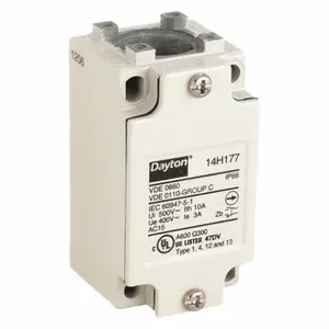 DAYTON 14H177 Limit Switch Body 1no 1nc 10a @ 250v | AA6LYR