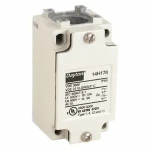 DAYTON 14H178 Limit Switch Body 1no 1nc 10a @ 250v | AA6LYT