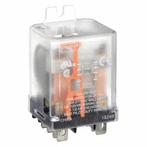 DAYTON 1A490 Relay Flange DPDT 8 Pins 24VAC | AA8TTP