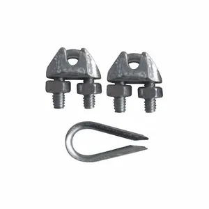 DAYTON 1DKK6 Wire Rope Clip And Thimble Kit, U-Bolt, Steel | CJ3VFC