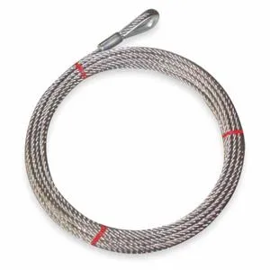 DAYTON 1DLD6 Stainless Steel Cable 5/16 Inch 100 Feet 1800 Lb Capacity | AA9JTP