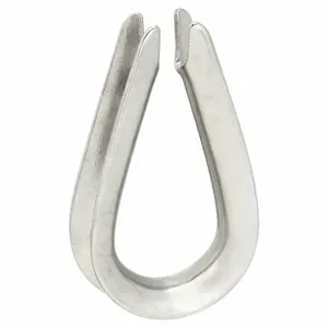 DAYTON 1DLG9 Wire Rope Thimble 3/16 Inch 304 Stainless Steel - Pack Of 25 | AA9JUV