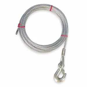 DAYTON 1DLH6 Winch Cable Galvanised Steel 1/8 Inch x 100 Feet | AA9JVB