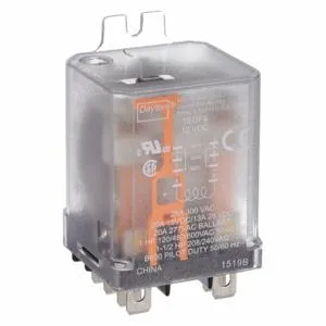 DAYTON 1EGF4 Relay Power DPDT 12VDC Coil Volts | AA9NYW