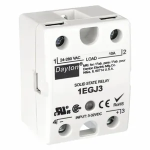 DAYTON 1EGJ3 Solid State Relay Input 3-32VDC | AA9NZJ