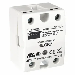 DAYTON 1EGK7 Solid State Relay Input 3-32VDC | AA9NZY