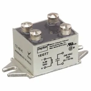 DAYTON 1EGT7 Solid State Relay Mini Input 3-30VDC | AA9PBQ