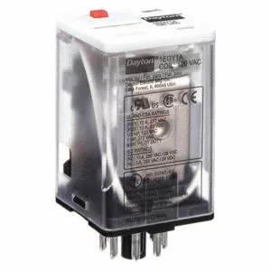 DAYTON 1EGY1 Relay Plug In Dpdt 120vac Coil Volts | AA9PCH