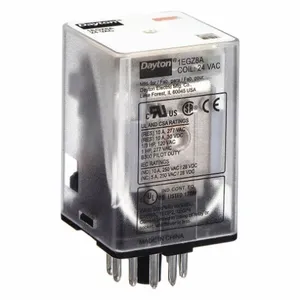 DAYTON 1EGZ8 Relay Octal 3pdt 24vac Coil Volts | AA9PCT