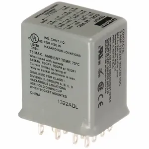 DAYTON 1EHU7 Relay Ice Cube 4pdt 24vdc Coil Volts | AA9PHF