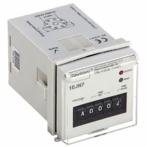 DAYTON 1EJN7 Timer Relay 9990 Hr. 8 Pin 12a Spdt 12v | AA9PLW