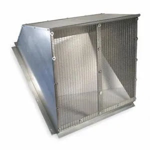 DAYTON 1WBW4 Weather Hood 48 Inch Galvanised Steel | AB3YYM