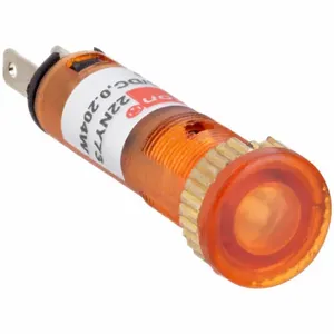 DAYTON 22NY73 Flush Indicator Light 8mm 12v Amber | AB6XCW