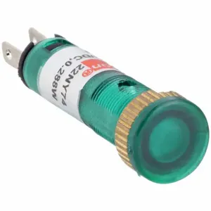 DAYTON 22NY74 Flush Indicator Light 8mm 24v Green | AB6XCX