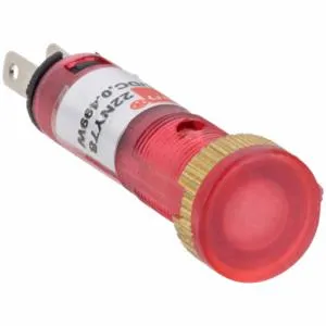 DAYTON 22NY78 Flush Indicator Light 8mm 120v Red | AB6XDB