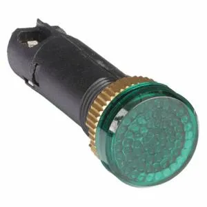 DAYTON 22NY86 Raised Indicator Light 12mm 12v Green | AB6XDK