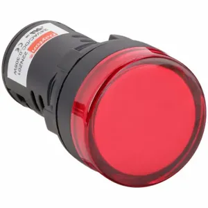 DAYTON 22NZ01 Raised Indicator Light 22mm 24v Red | AB6XEA