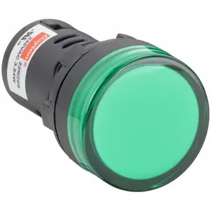 DAYTON 22NZ09 Raised Indicator Light 22mm 240v Green | AB6XEJ