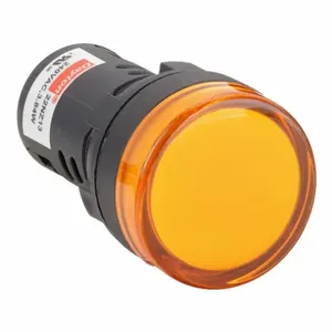 DAYTON 22NZ13 Raised Indicator Light 22mm 240v Amber | AB6XEN