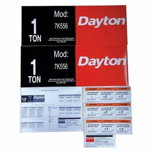 DAYTON 28CH90 Jib Crane Label Kit For Use With AF3NLG | AH2GXK